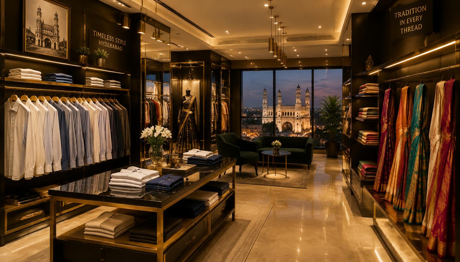 Inside the SK FASHION boutique